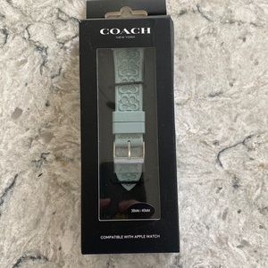 Blue Coach Apple Watch Band